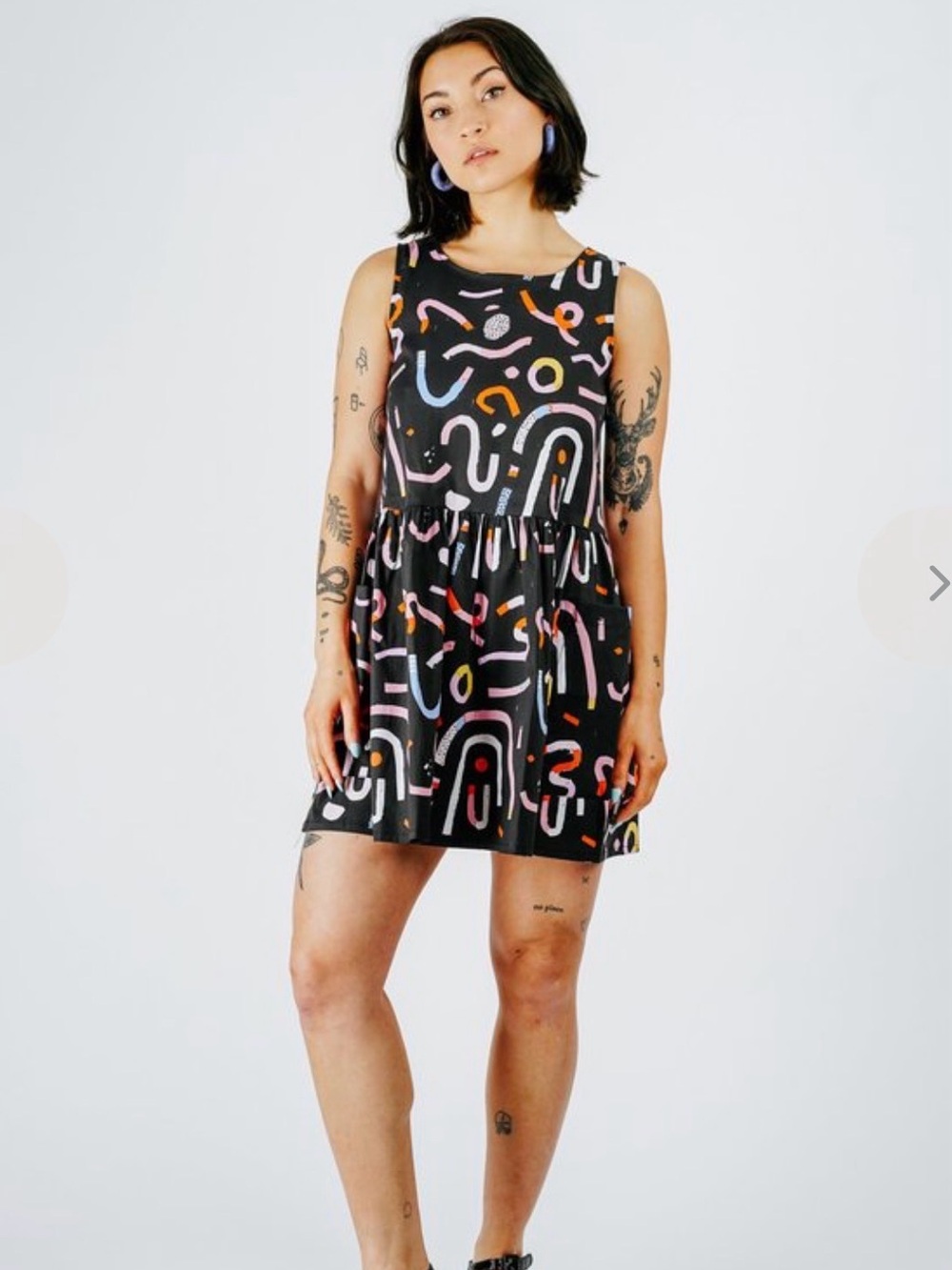 Nooworks Big Pocket Dress in Candy